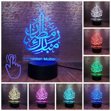 Load image into Gallery viewer, Islamic Ramadan Mubarak Nightlight