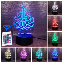 Load image into Gallery viewer, Islamic Ramadan Mubarak Nightlight