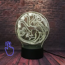 Load image into Gallery viewer, Game of Thrones House Targaryen Figure Nightlight