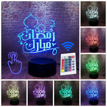 Load image into Gallery viewer, Islamic Ramadan Mubarak Nightlight