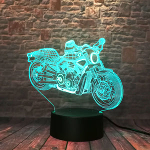 Motorcycle Figure  NightLight