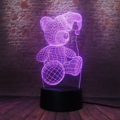 Teddy Bear Figure Nightlight