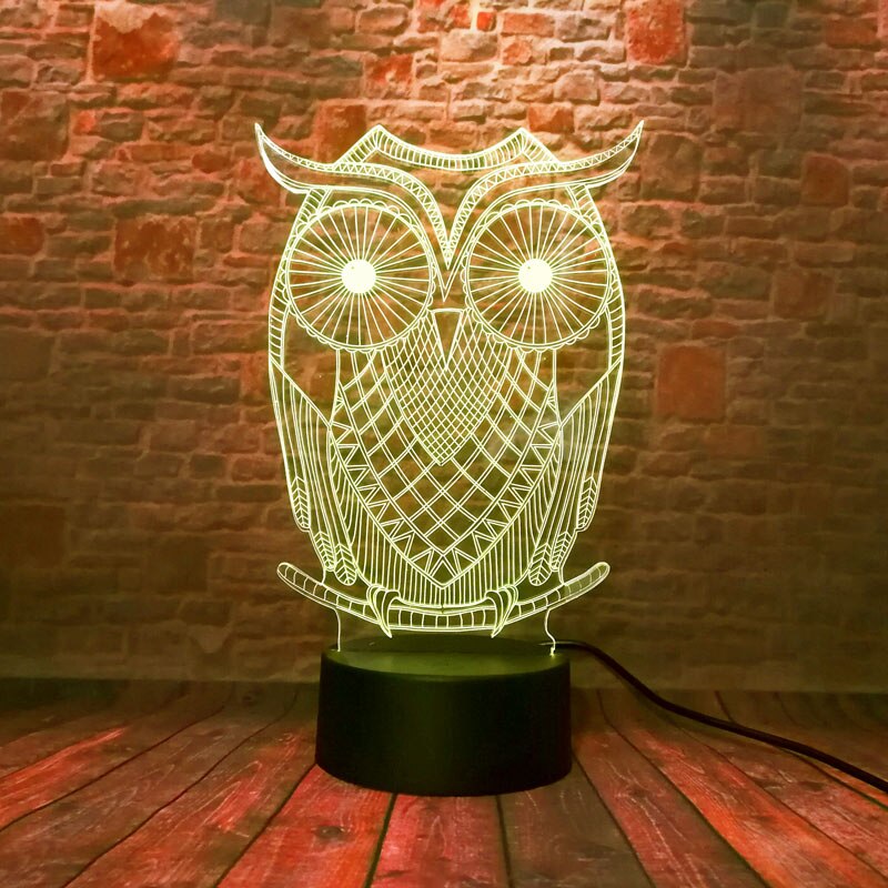 Owl Animal Figure Nightlight