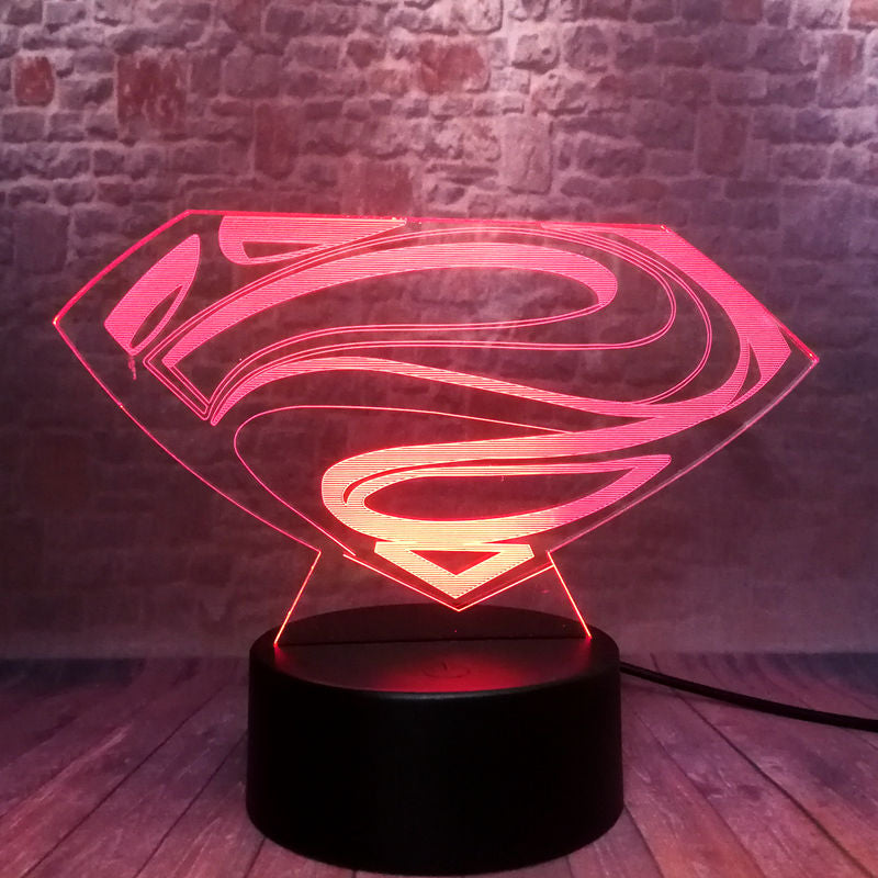 Logo Superman Figuras Nightlight